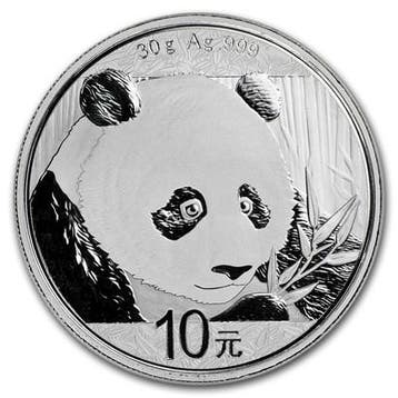 Chinese Panda 30 gram 2018, Verzenden, Oost-Azië, Losse munt, Zilver