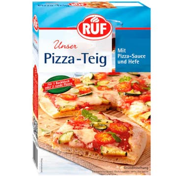 RUF Pizzadeeg Mix met Saus 315g, Verzenden, Nieuw
