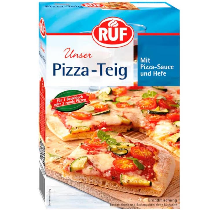 RUF Pizzadeeg Mix met Saus 315g, Hobby en Vrije tijd, Taarten en Cupcakes maken, Nieuw, Verzenden