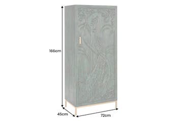 Highboard PEACOCK 170cm 3D mangohout antieke look, Ophalen of Verzenden, Nieuw