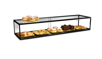 Vitrine | Zwart | Neutraal | Demonteerbaar |, Verzenden