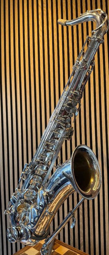 Selmer Mark VI Tenorsaxofoon 1971 Verzilverd – M190990, Ophalen, Gebruikt, Tenor, Met koffer
