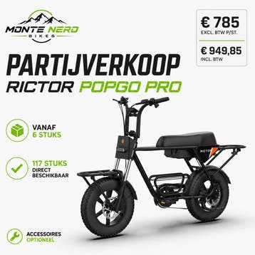 RICTOR POPGO PRO FATBIKES – PARTIJVERKOOP, Verzenden, Nieuw