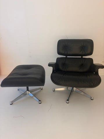 Vitra - Charles & Ray Eames - Loungestoel met voetenbank (2)