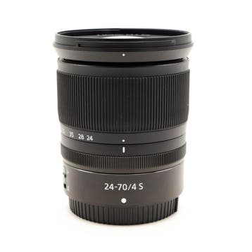 Nikon Z 24-70mm F4S Z-Mount (Occasion) + 1 jaar Garantie!, Nikon Z-mount, Nikon, Zo goed als nieuw, Lensdoppen