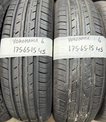 2x 175-65-15 Yokohama Zomer 2x 6mm €45 Per Band 175 65 15, Auto-onderdelen, Banden en Velgen, Ophalen, Gebruikt, 15 inch, 175 mm