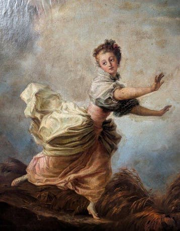 Jean-Honoré Fragonard (1732-1806), Naar - La fuite à dessein