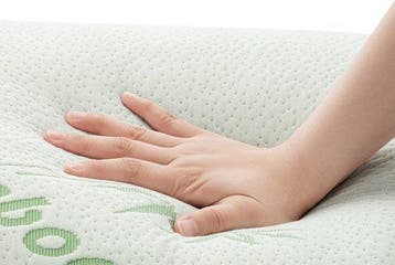 2dekans | H&C Bamboo Memory Foam Hoofdkussen -, Ophalen of Verzenden, Zo goed als nieuw, Wit