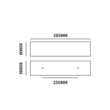 STOER! Brievenbus afsluiter London XL 385x80mm - RVS, Verzenden, Nieuw