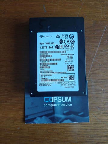 Seagate Nytro 3332 1,92tb SAS SSD, Ophalen of Verzenden, Refurbished, Seagate