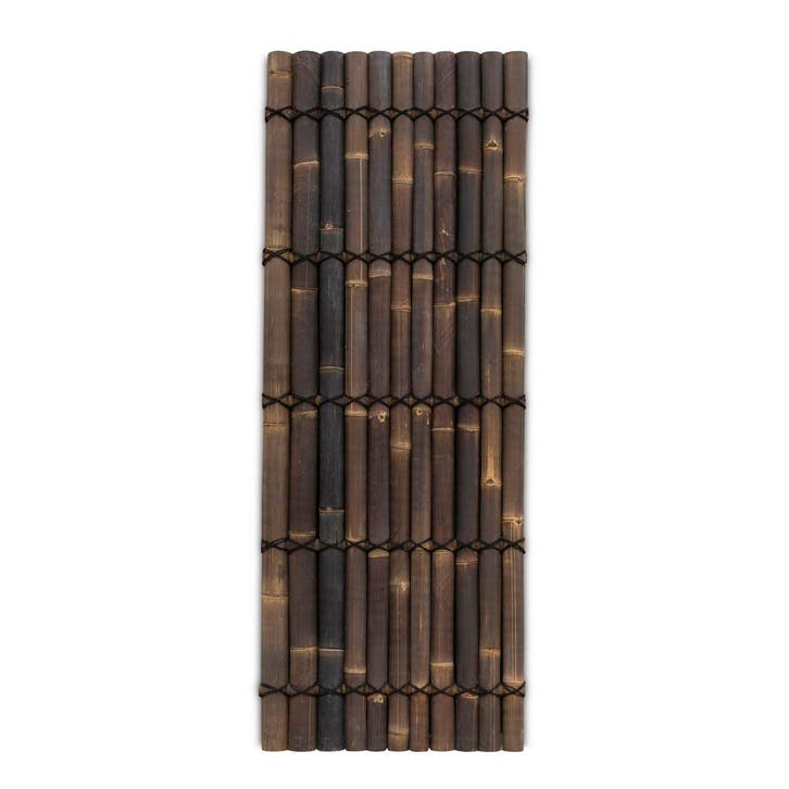 Bamboe schutting halfrond - 90 x 240 cm - Donker - Eviro Bam, Tuin en Terras, Schuttingen, Nieuw, Verzenden