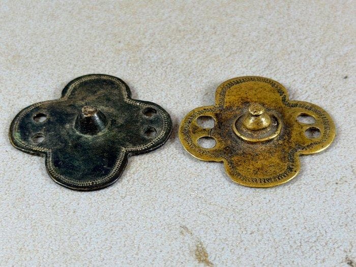 2 Old African Ethiopian Borana ornaments - Ethiopia. (Zonder, Antiek en Kunst, Kunst | Niet-Westerse kunst