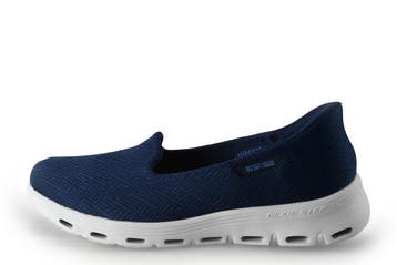 Skechers Instappers in maat 38½ Blauw, Skechers, Instappers, Zo goed als nieuw, Verzenden
