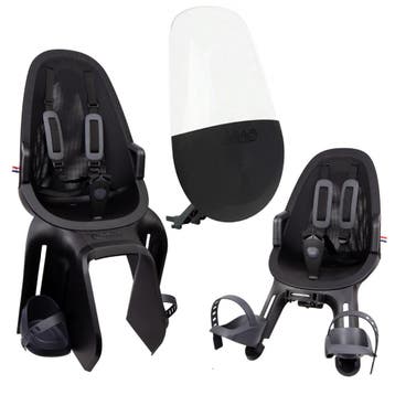 Qibbel Air Midnight Black Fietsstoeltjes Pakket, Verzenden, Nieuw