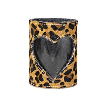 *windlicht koe hart luipaard 15cm*, Verzenden, Nieuw