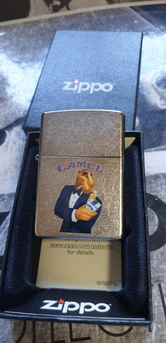 Zippo - Original Zippo Rarität Camel Zigaretten Werbung -, Nieuw