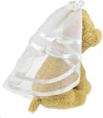 Schattig bruidspaar in de vorm van 2 pluche eitjes, Kleding | Dames, Ophalen of Verzenden, Nieuw, Wit, Accessoires
