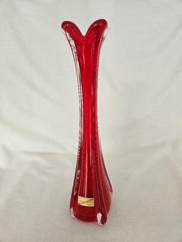 Murano - Vaas - Muranoglas - ondergedompeld, Antiek en Kunst