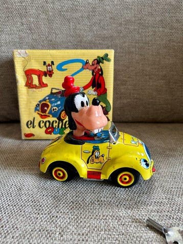 Geyper - Disney - Goofy in zijn lopende auto - Opwindbaar