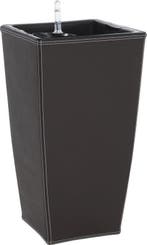 Luxury Collection Plantenbak in Lederlook, 26x26x50cm, voor, Tuin en Terras, Bloempotten, Verzenden, Nieuw