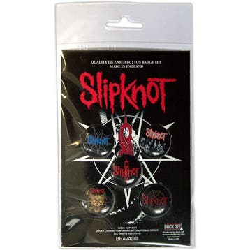 Slipknot - Tribal S - Button - 5-pack officiële merchandise, Ophalen of Verzenden, Nieuw, Kleding