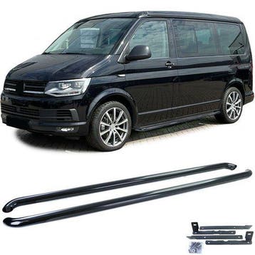Sidebars Zwart VW Transporter T5 T6 T6.1 CS136, Auto-onderdelen, Nieuw
