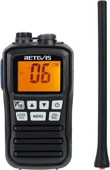 Retevis Marine Radio | Compact | Laatste Stuk! 34% Korting, Watersport en Boten, Navigatiemiddelen en Scheepselektronica, Ophalen of Verzenden