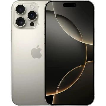 Refurbished iPhone 16 Pro Max 256GB Titanium Naturel, Verzenden, Nieuw