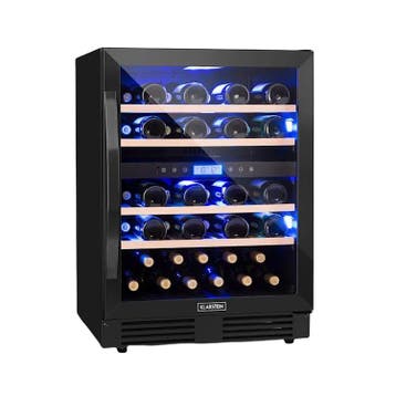 Wijnkoelkast inbouw wijnkoeler dubbel zone Vinovilla 43, Zonder vriesvak, Minder dan 85 cm, 100 tot 150 liter, Nieuw