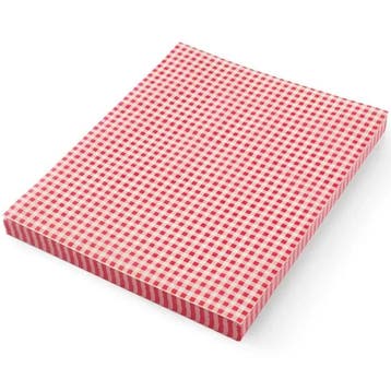 Vetvrij Papier | Rood-Wit | 500 Stuks | 350x250mm HENDI, Verzenden, Nieuw in verpakking