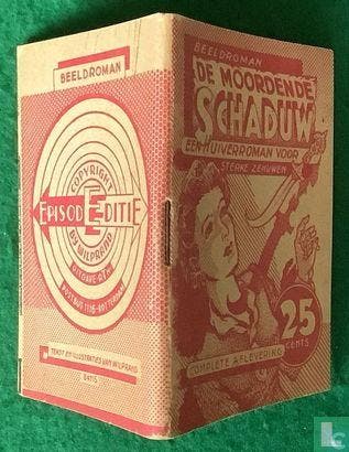 Episode Editie - De moordende Schaduw - 1947, Boeken, Stripboeken, Zo goed als nieuw, Eén stripboek, Verzenden