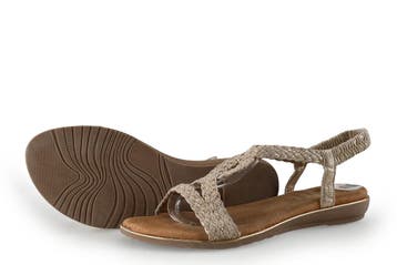 DSTRCT Sandalen in maat 38 Goud, Overige kleuren, Verzenden, DSTRCT, Sandalen of Muiltjes
