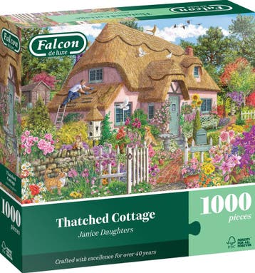 Thatched Cottage Puzzel (1000 stukjes) | Falcon - Puzzels, Hobby en Vrije tijd, Verzenden, Nieuw