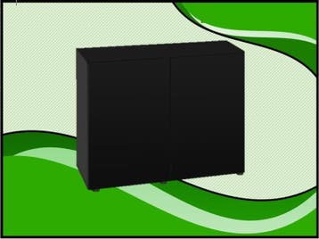 Aquael OptiSet 100 Black aquarium meubel (kasten, Meubels), Verzenden, Nieuw, Overige typen