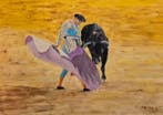 Spaanse school (XX) - Torero con toro