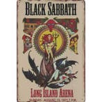 Wandbord Concert Bord - Black Sabbath Long Island Arena 1971, Ophalen of Verzenden, Nieuw, Poster, Artwork of Schilderij