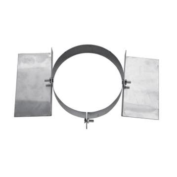 Pellet Pijp 80 Dw. Dak Bevestiging Beugel, Nieuw