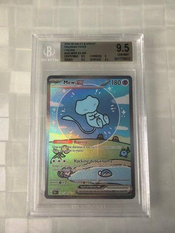 Pokémon - 1 Graded card - Mew Secret rare - Beckett 9.5 - EX, Nieuw