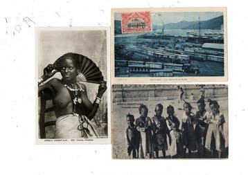 Afrika - Steden / Landen / Etnografische - Ansichtkaart, Gelopen