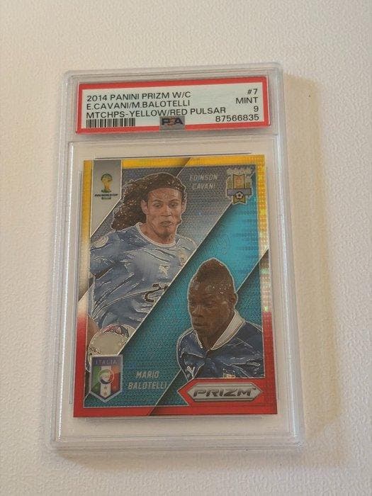 2014 Panini Prizm Edinson Cavani & Mario Balotelli 7, Verzamelen, Stickers