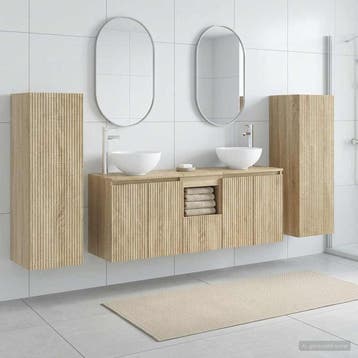 vidaXL Badkamermeubelset 5 st Sonoma Eiken 33 x 34,5 x 100, Verzenden, Nieuw