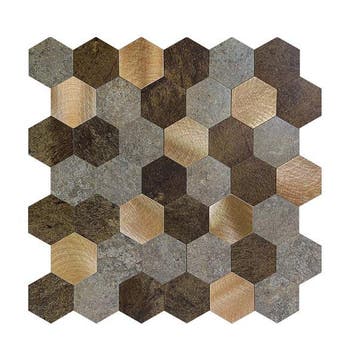 Zelfklevend Mozaïek Hexagon Koper, Doe-het-zelf en Verbouw, Nieuw