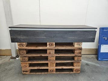 Gliss Design badmeubel 140 x 45,5 x 25 cm Grijs eiken met, Ophalen of Verzenden, Nieuw, Bad