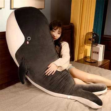 Walvis Knuffel 120cm | Retourdeal 29% Korting, Ophalen of Verzenden, Nieuw, Overige typen