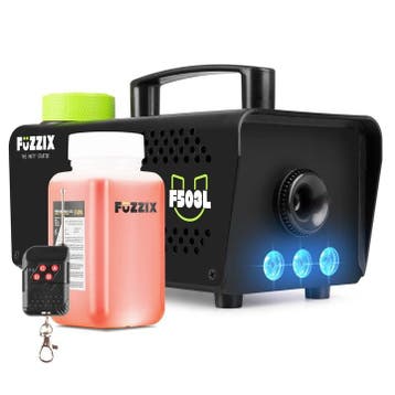 Fuzzix F503L Party Rookmachine – 500W met 3x RGB LED’s en, Ophalen of Verzenden, Nieuw