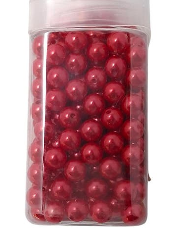 Rijgparels Pearls Rood 12 mm 220 gr. 250 stuks, Ophalen of Verzenden, Nieuw