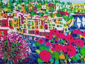 Athos Faccincani (1951) - Gerani a Portofino