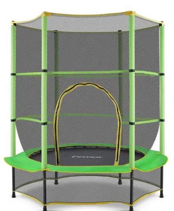 Kindertrampoline 140 cm met Net – Veilig Springen voor 3–6 J, Kinderen en Baby's, Speelgoed | Buiten | Trampolines, Verzenden