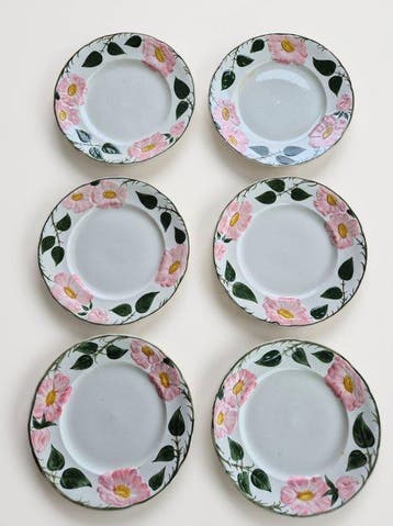 Villeroy & Boch - Bord (6) - Wild-Rose, Wildrose - Porselein