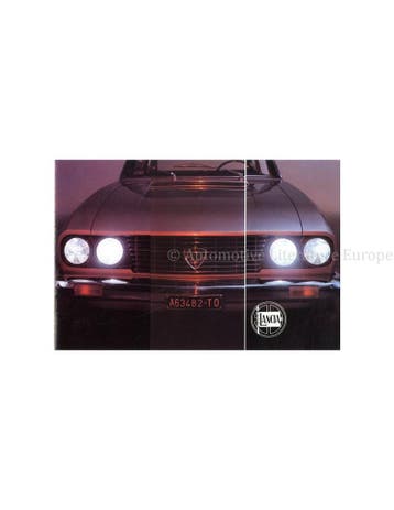 1969 LANCIA FLAVIA COUPÉ 2000 BROCHURE, Nieuw, Author